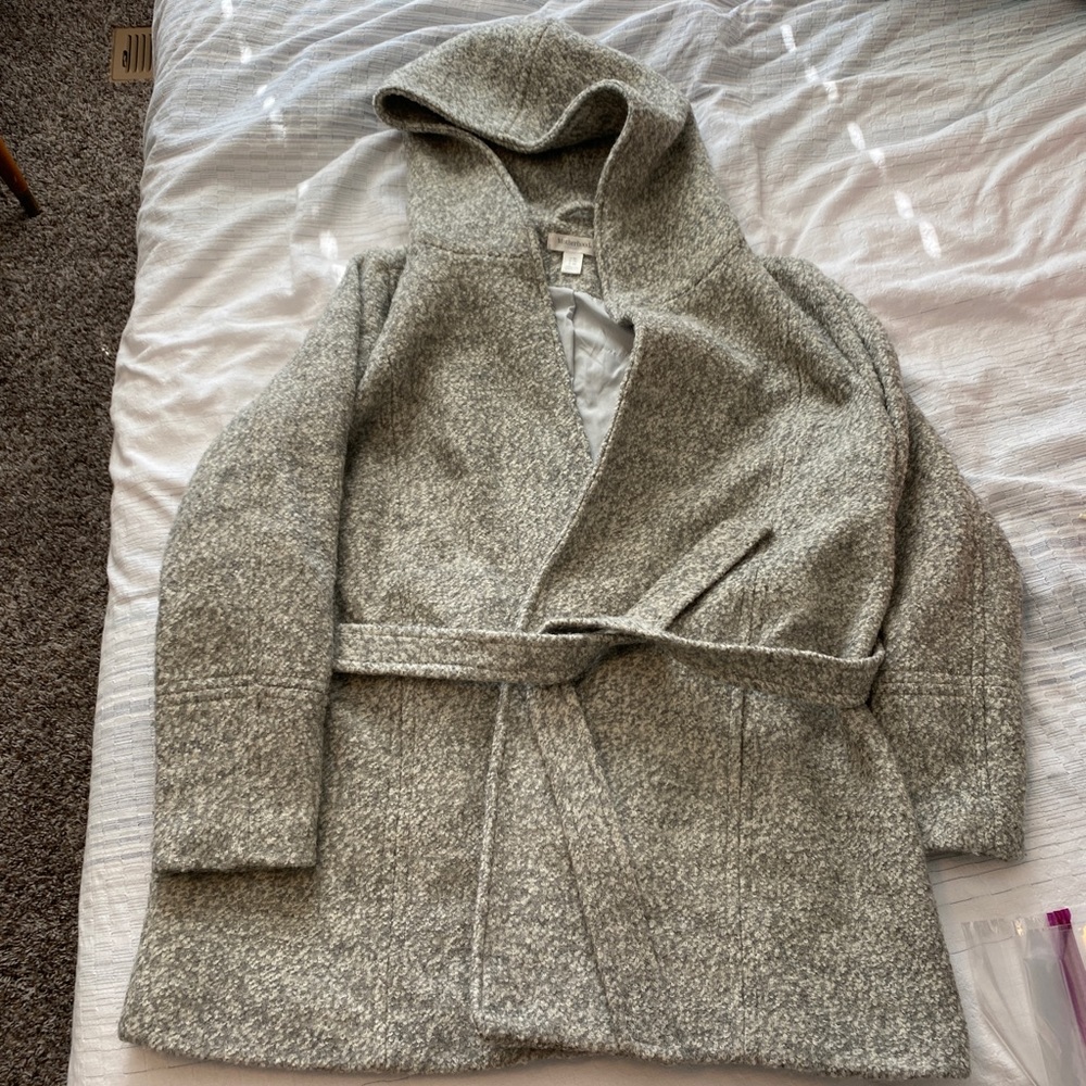 Belted Maternity Coat